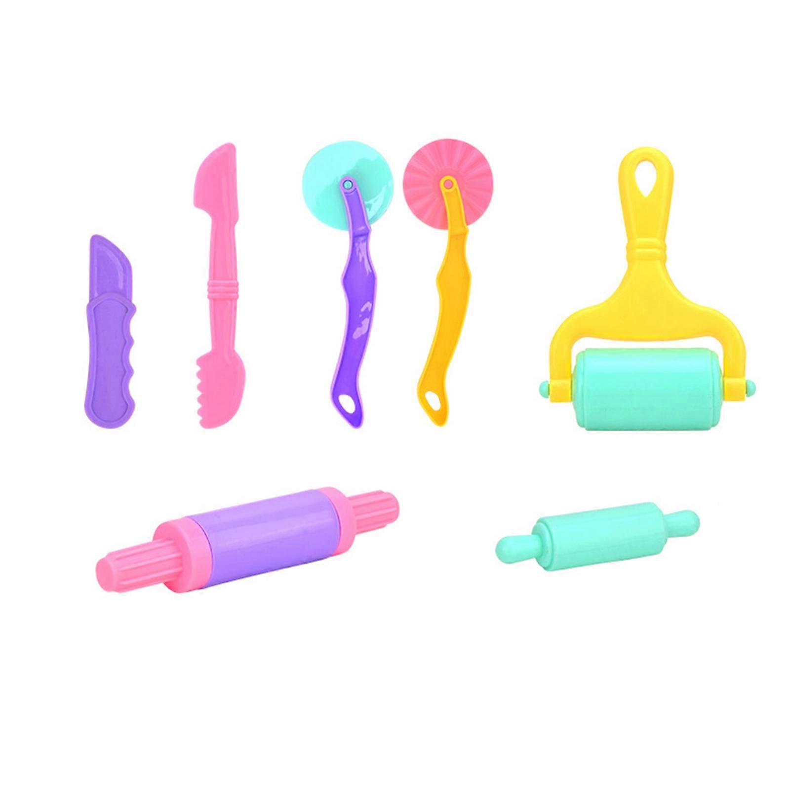 Kids Play Dough Tool Set Feature Variety of Animal Molds and Rolling Tool for Creative Playing Time Engage Little Minds