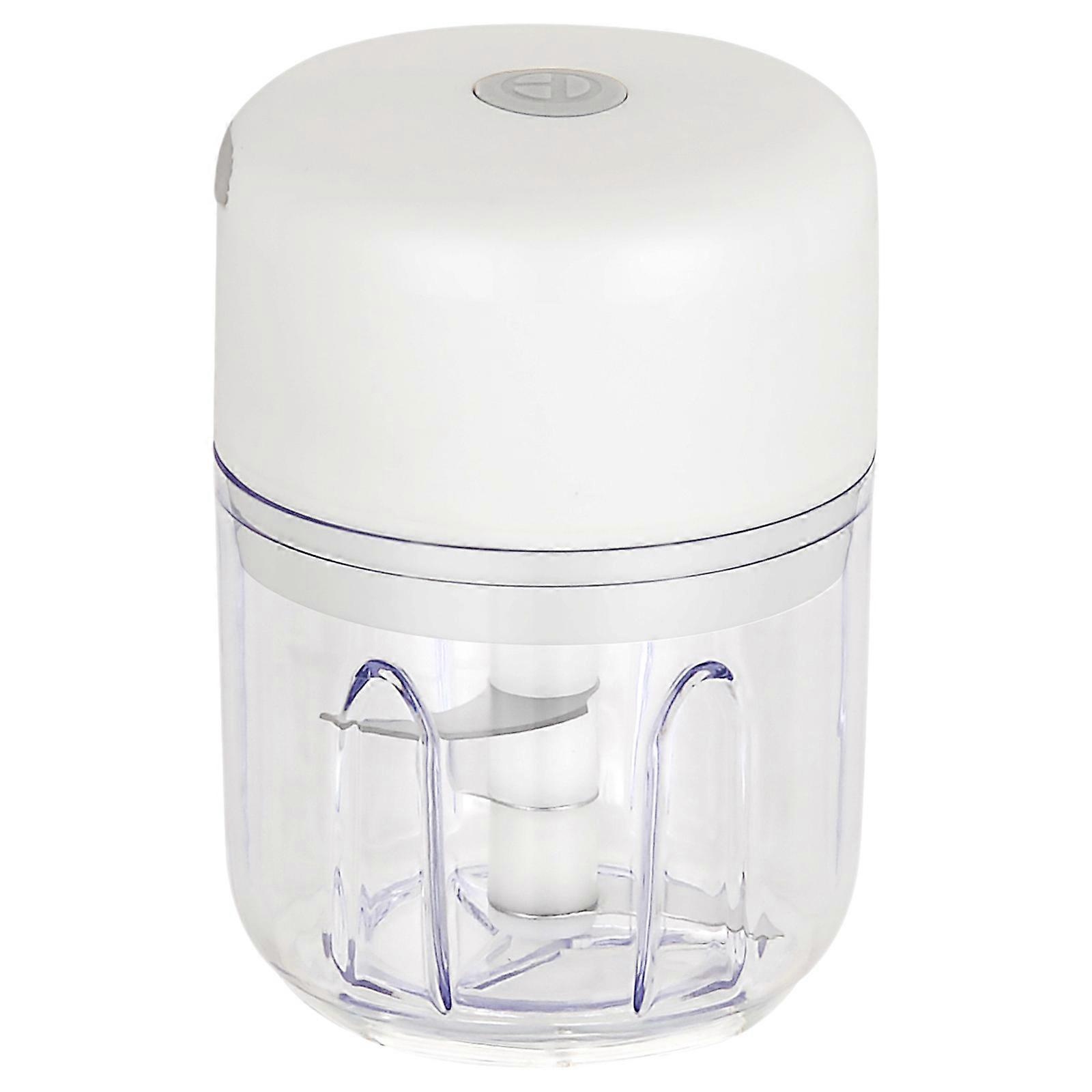 Electric Food Processor Practical Crushing Garlics Device Vegetable Grinder Onion Cutter Fast Meal Preparation Tool White