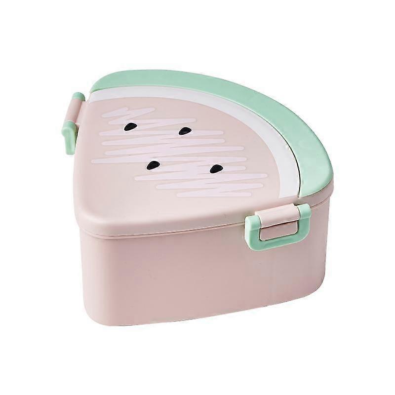 Cartoon Bento Lunch Box for Kids, Leakproof Lunch Fruit Container for Girls, Boys, Toddlers with 2-3 Compartments,Microwave Safe
