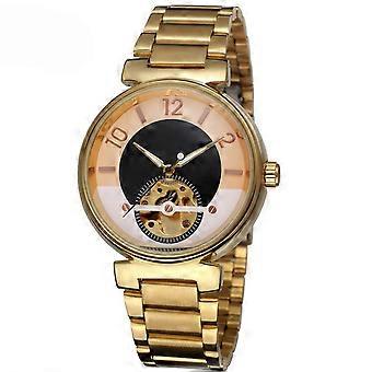 SQCLV FORSINING Hollow Automatische Mechanische Wasserdichte Stahlband Herrenuhr (B)