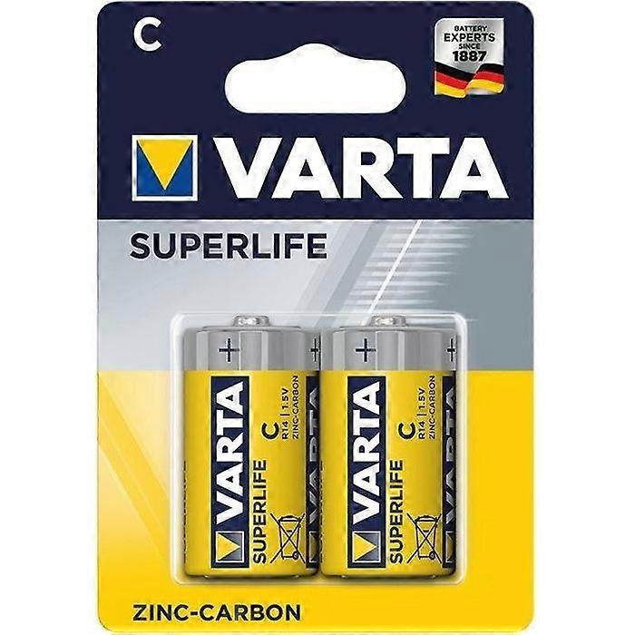 Set of 2 Superlife LR14 - C saline batteries