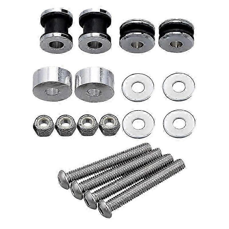 Motorrad Sissy Bar Gepäckträger Docking Hardware Kit für 1984-2017 Softail Niedrigen FLSTC FXST