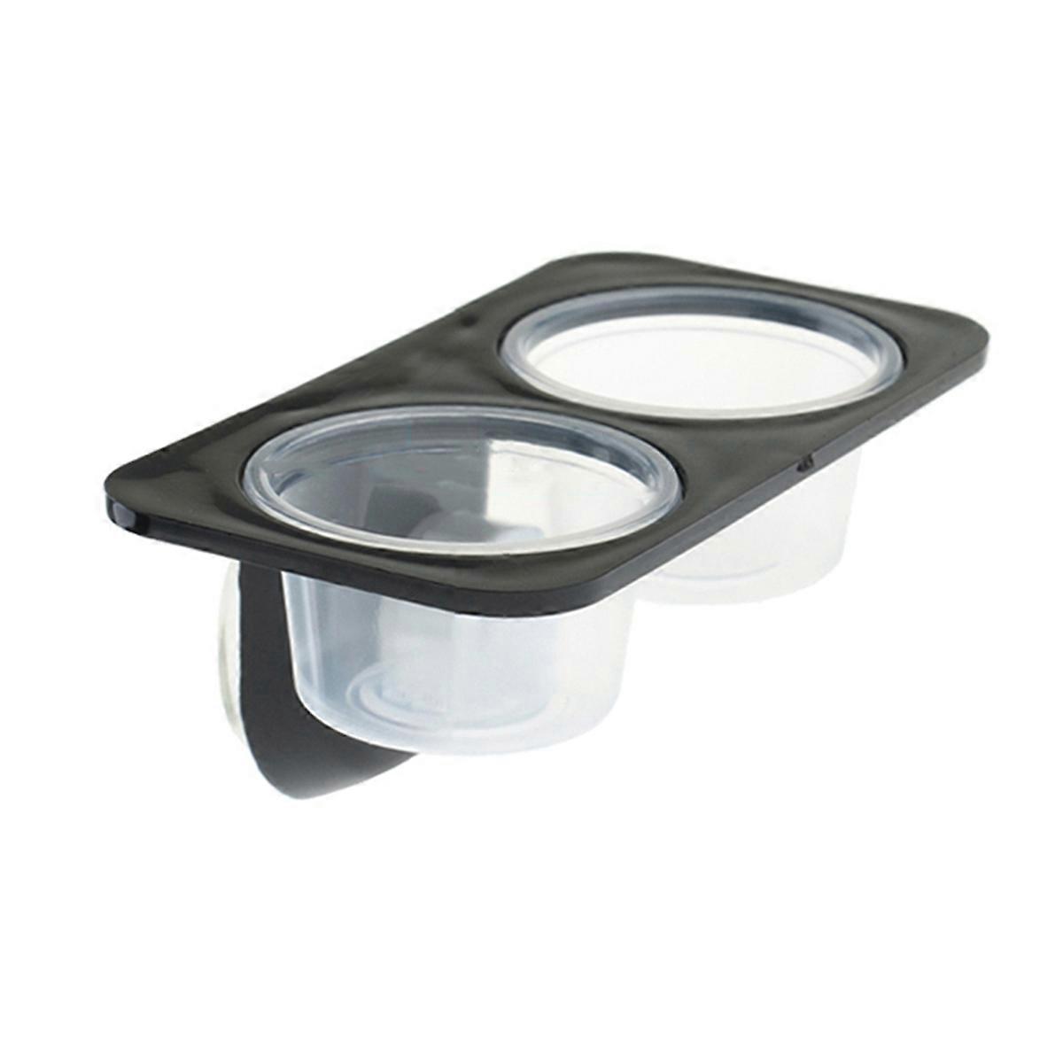 Reptiles & Amphibians Lizard Gecko Suction Cup Feed Bowls Food Container with Bowl for Reptile Food and Water Feeding-A