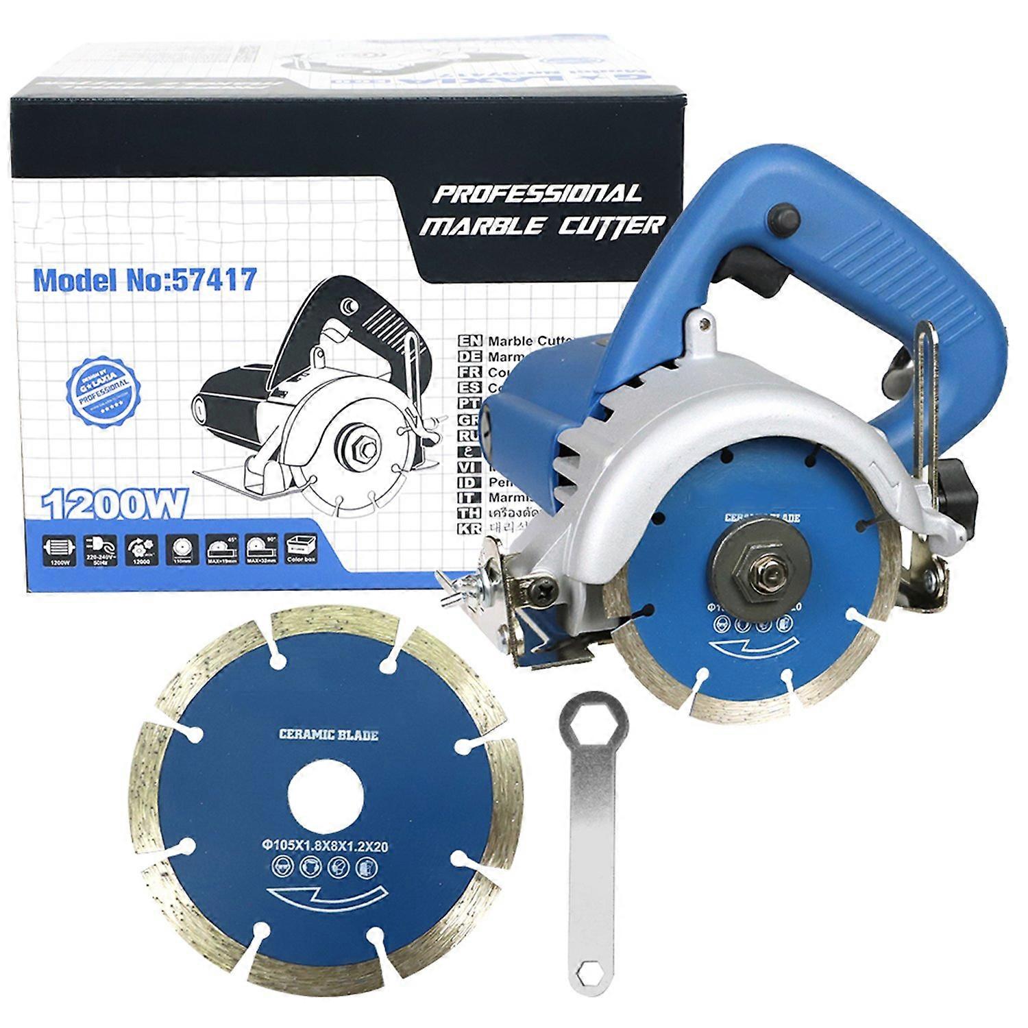 1200W 10A Marble Cutter Ceramic Tile Cutting Machine Tile Saw Power Tile & Masonry Saw 0-45 Degree B
