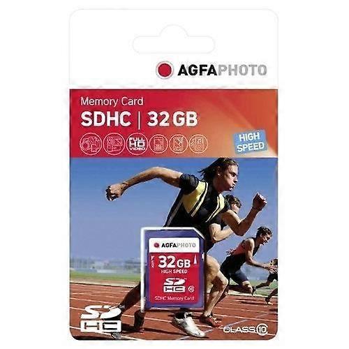 SDHC Memory Card - AGFA PHOTO - 32 GB - Class 10 - High Performance - Guaranteed Compatibility