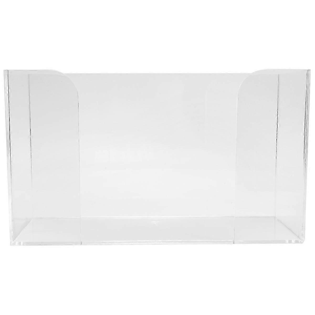 Countertop Paper Towel Dispenser,Clear Guest Towel Napkin Holder, Suitable for Z-fold, C-fold or Multi-Fold Paper Towels JN
