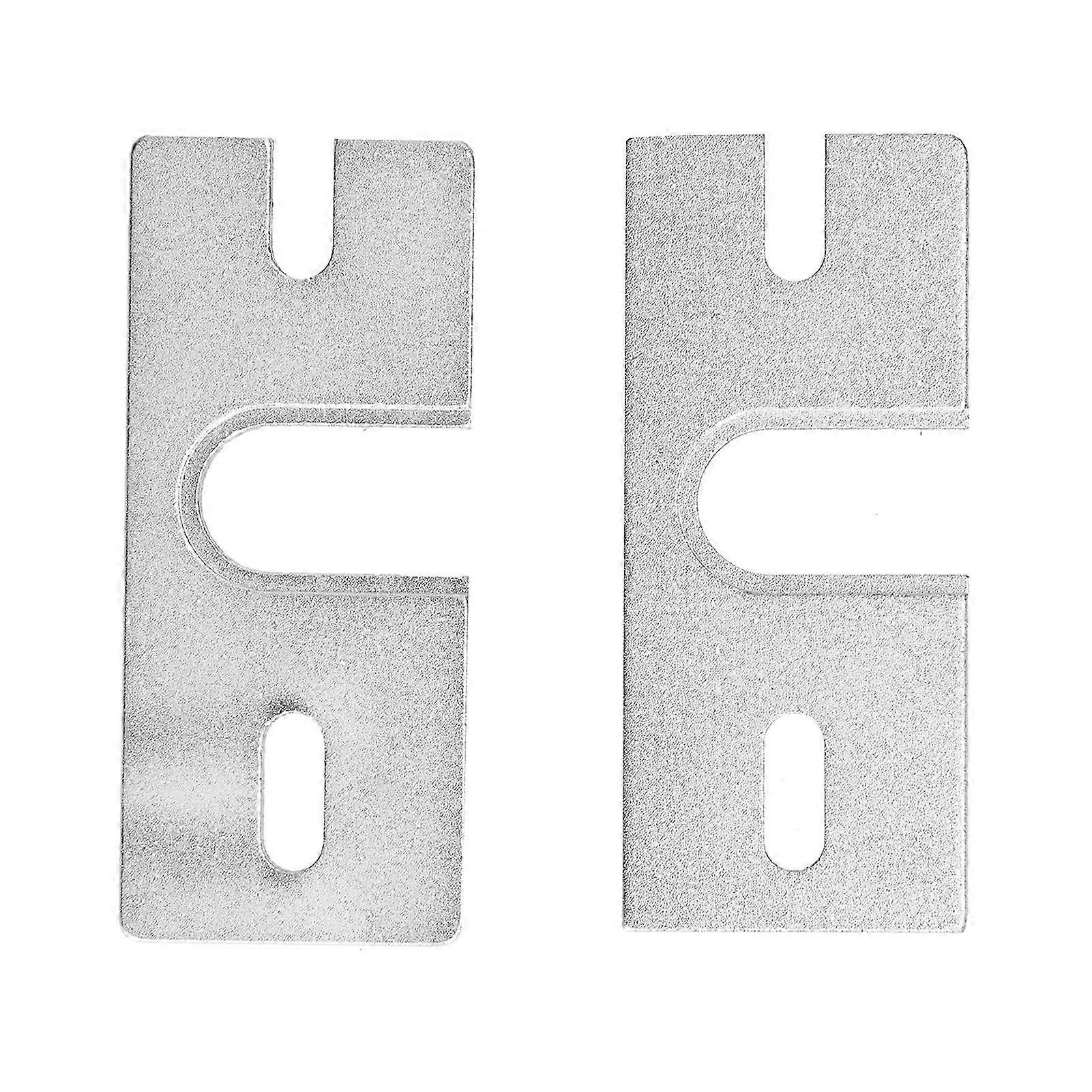 2Pcs Hotend Aluminum Plates Rectangle Fixed Sandblasting Oxygen 3D Printer Accessories