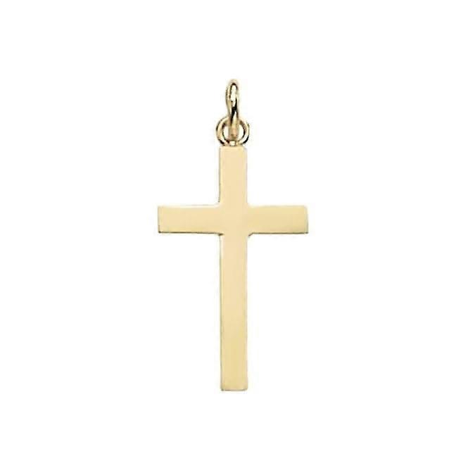9ct Yellow Gold Cross Pendant PN121