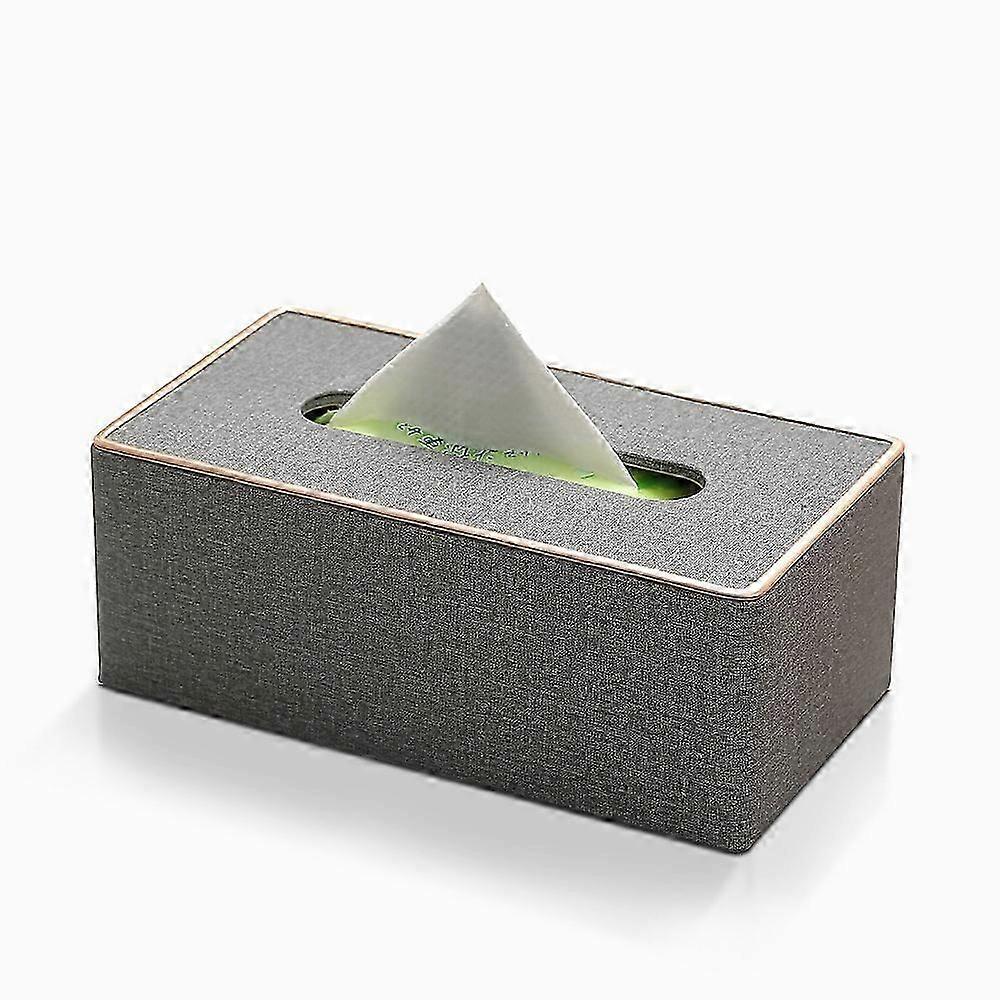 Tissue Box, PU Leather Tissue Dispenser, 25*13.8*9.4CM
