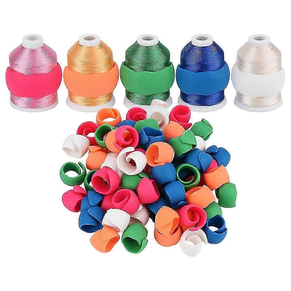 66PCS Embroidery Thread Holder-Keep Thread Spool Organized - Thread Spool Holder for Embroidery Thr