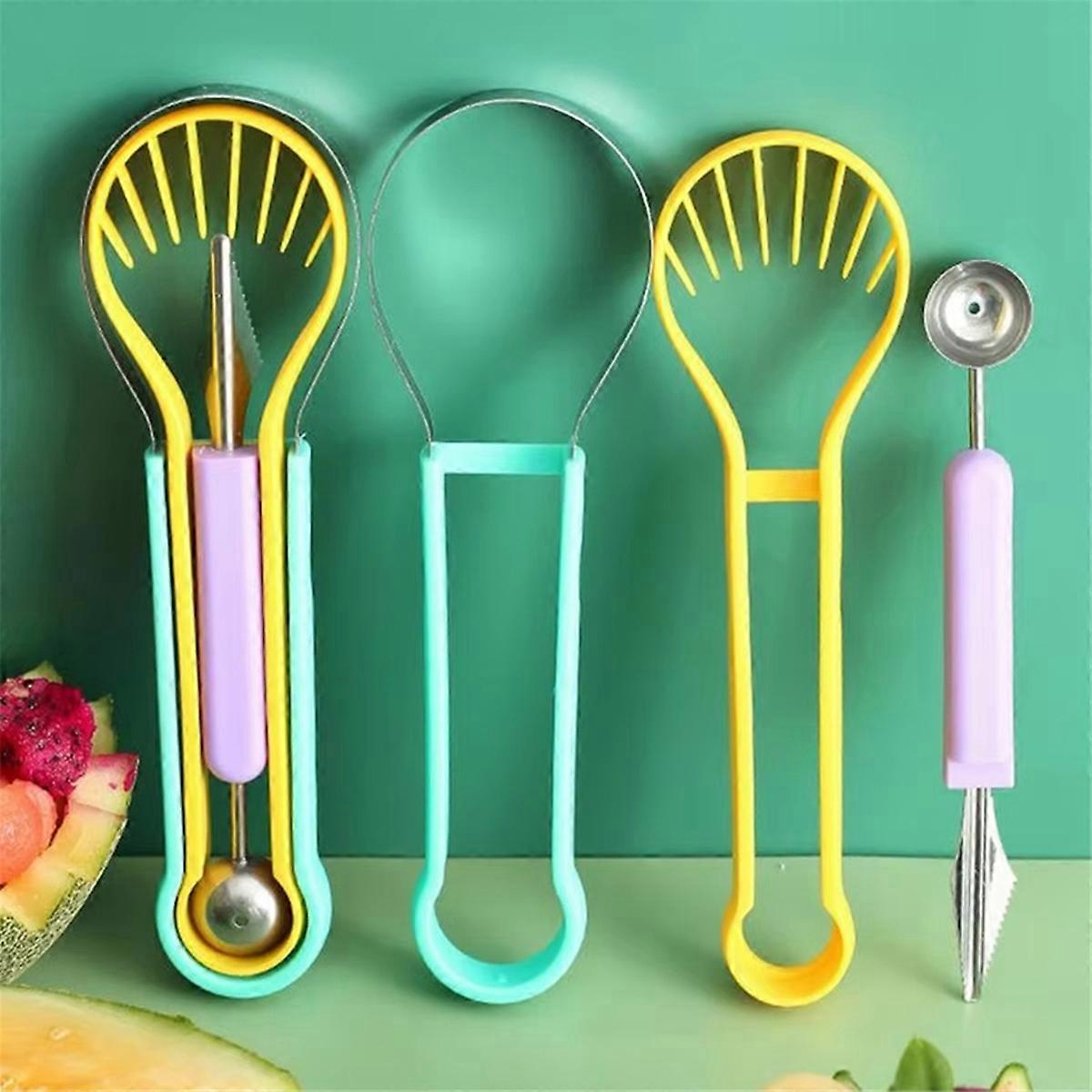 Fruit Corer Tool 4-in-1 Stainless Fruit Carving Tools