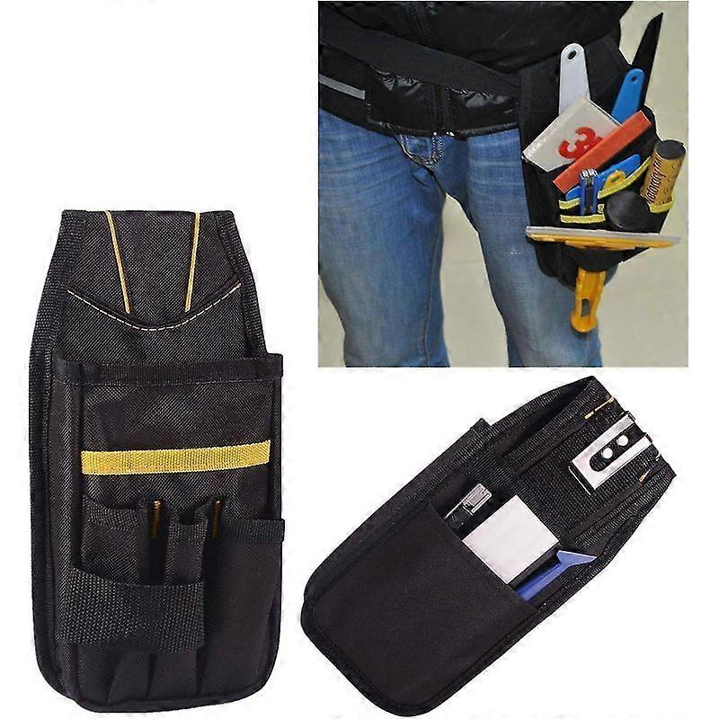 Tool belt, tool bag, small tool bag with adjustable nylon strap, waterproof, suitable for technicians, builders