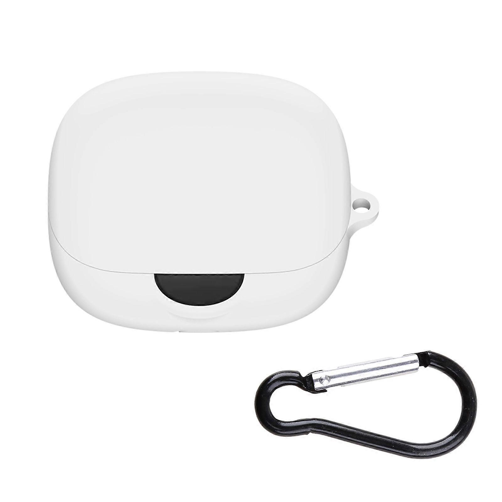 Protective Carrying Case Shockproof Compatible for AeroFit Pro Headphone Dustproof Housing Washable Charging Box Sleeve  White