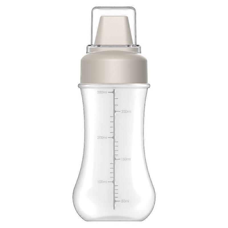 Squeeze Bottle Graduated Thicken Bottle Clear Identifying Labels Convenient Sauce Bottle for Kitchen