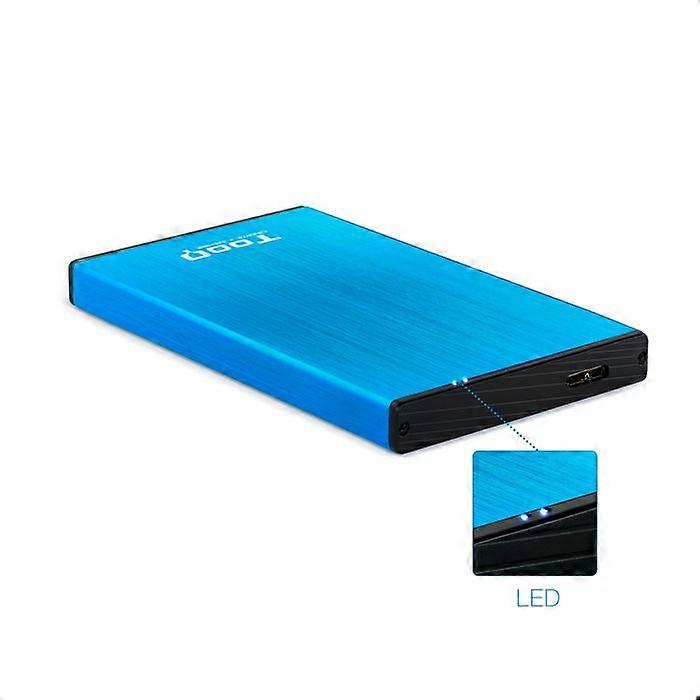 Hard Drive Enclosure - TooQ - TQE-2527 - 2.5" - USB 3.0 - Blue