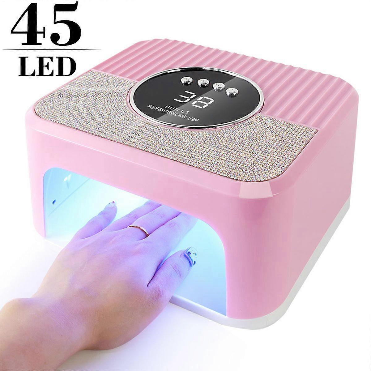 SunL5 260W Professional Nail Dryer with Motion Sensor for Curing All Nail Powders, LED UV Lamp for Manicure and Pedicure