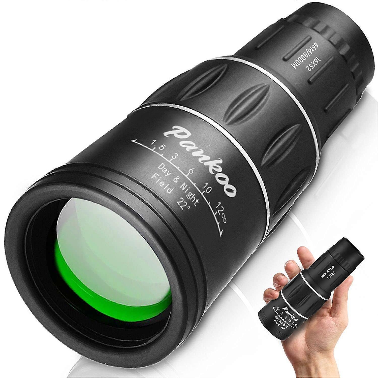 High power compact HD monocular for outdoor activities and bird watching