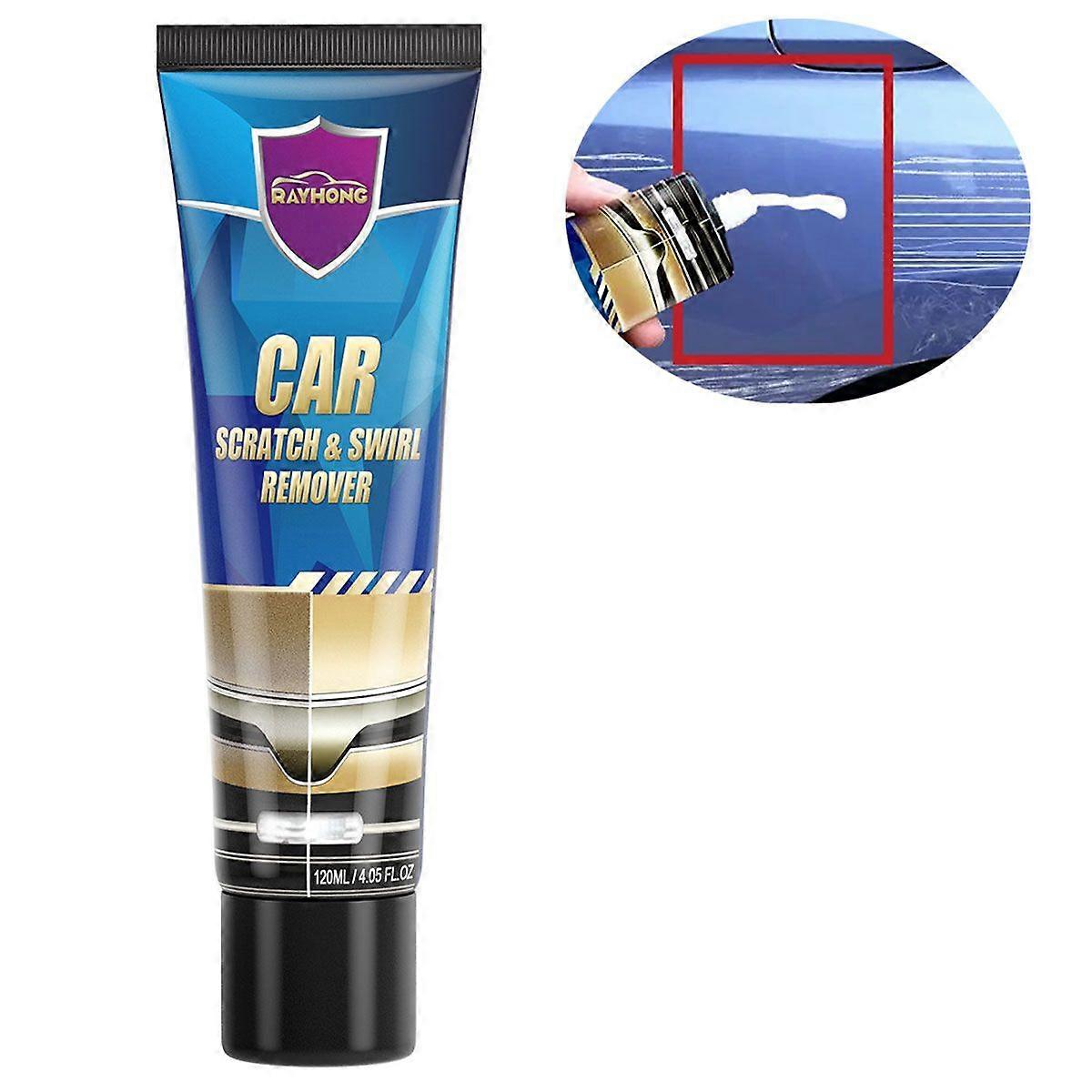 Car Scratch & Swirl Remover Polish Wax - Paint Restoration Cream for Light/Deep Scratches_JC