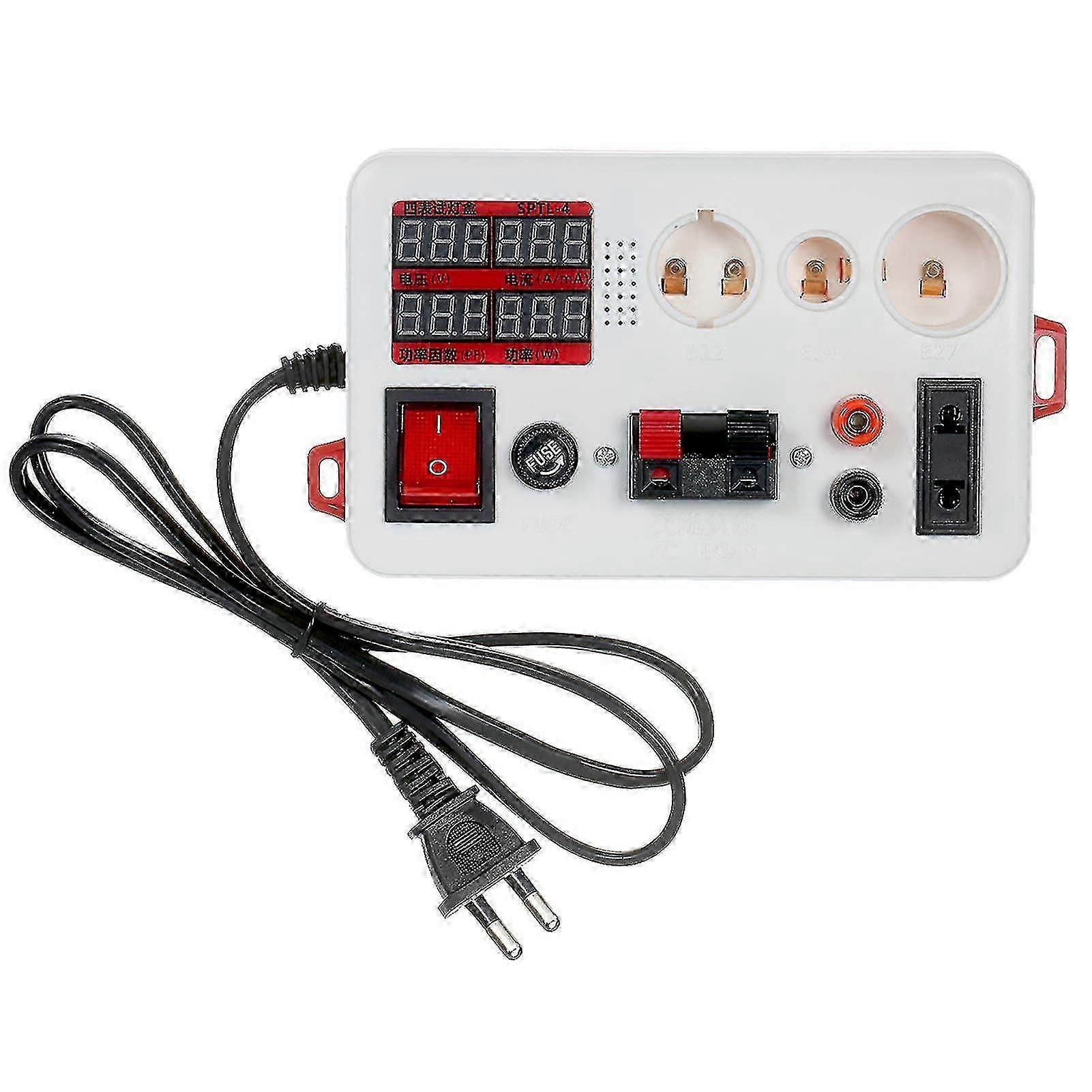 Led Power Tester Lamp Tester Box Test Clamp Electric Power Meter For Bulb Lighting Lamp Lantern Electric Parameter Measurement Including Voltage / Cur