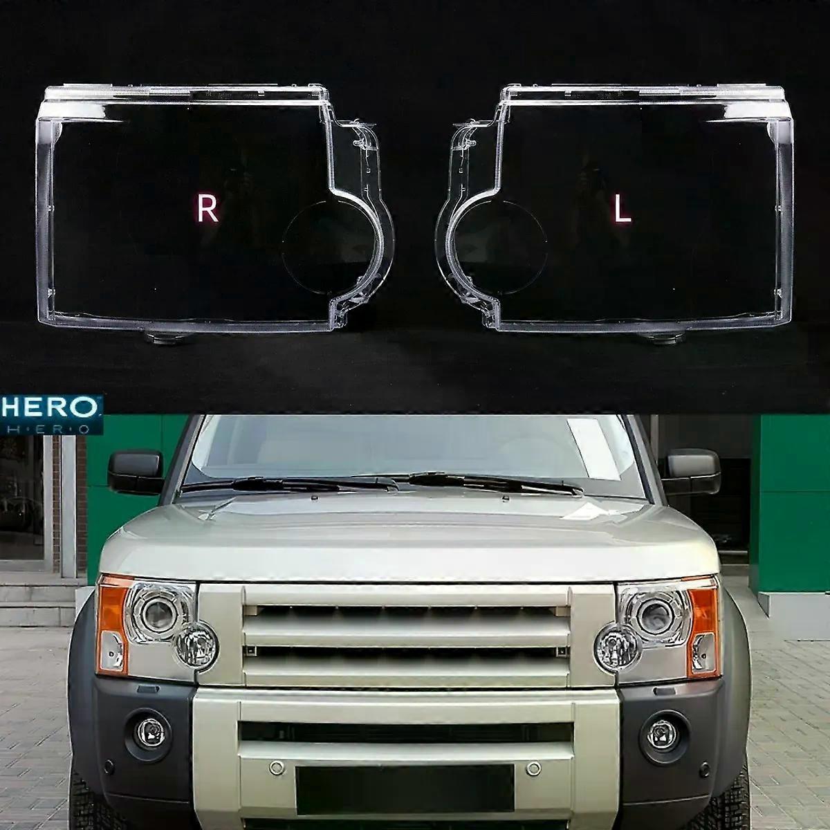 High qualityFor Land Rover Discovery 3 LR3 2004-2009 Headlight Cover Lampshade Case Headlamp Shell Plexiglass Replace The Original Lens