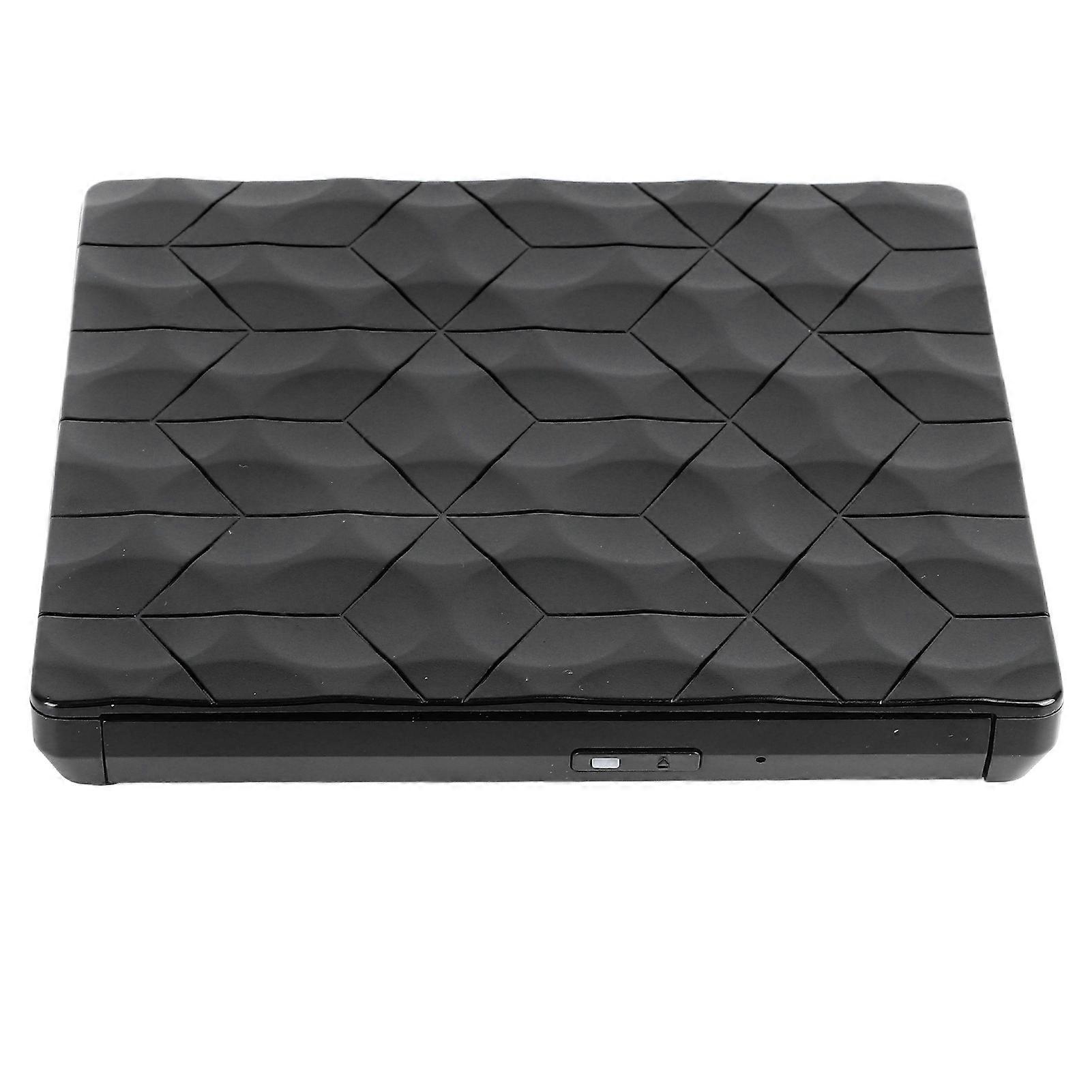 High-Speed USB 3.0 External DVD Drive - Plug & Play Burner for PC & Laptop Compatibility
