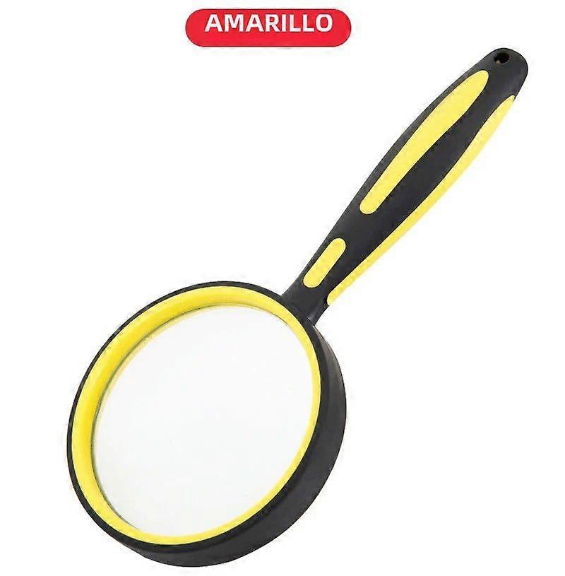 Kids Magnifying Glass with Non-Slip Handle 6-10X Magnifying Glass for Reading and Nature Exploration for Seniors