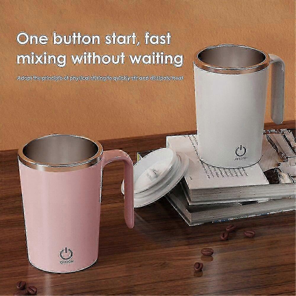 Rotating Magnetic Cup Automatic Usb Charging Stirring Cup Portable Dust-proof Electric