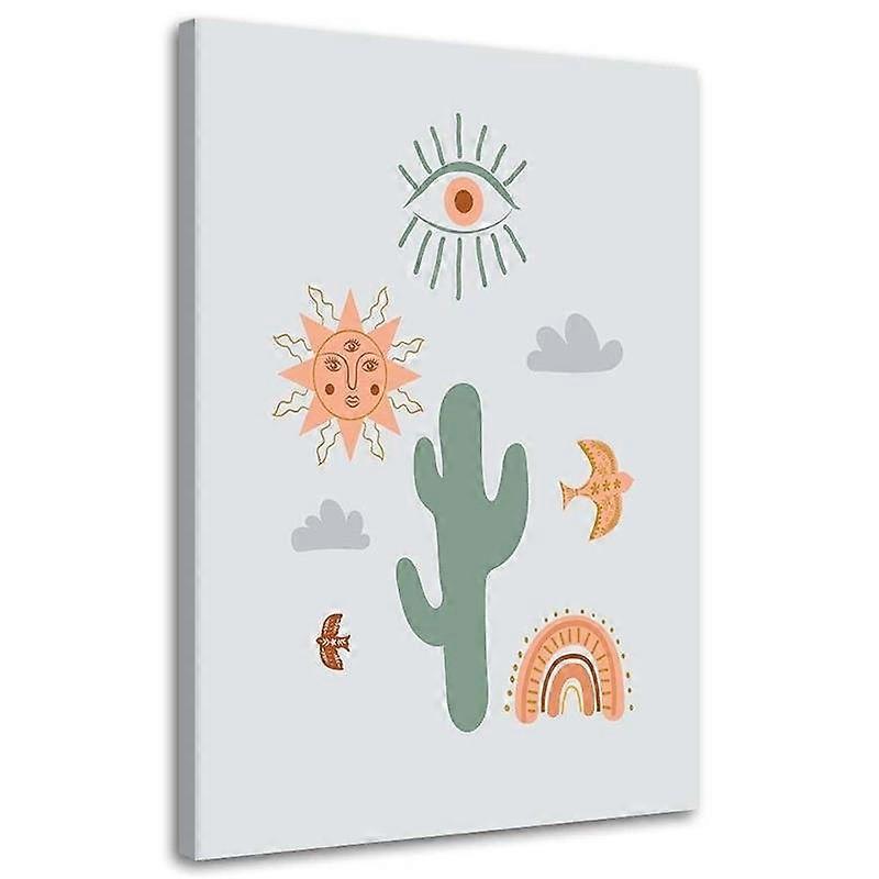 Lienzo, Cactus mágico - 40x60