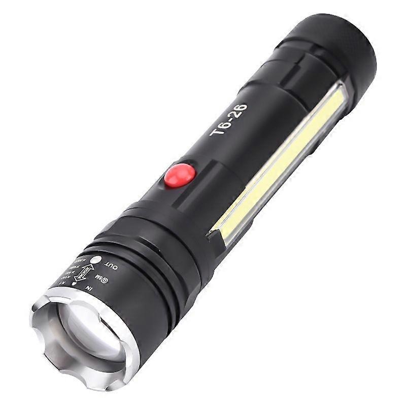 LED strong light telescopic P50USB rechargeable long-range flashlight