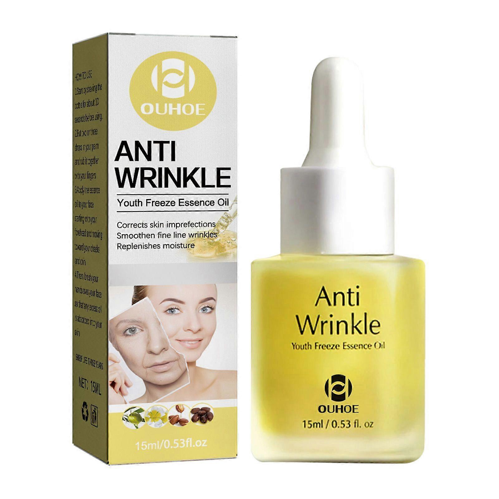 15ml Anti-Aging Fine Line Serum Moisturizing and Whitening Effect Serum for Women Men Use Face Skin Care