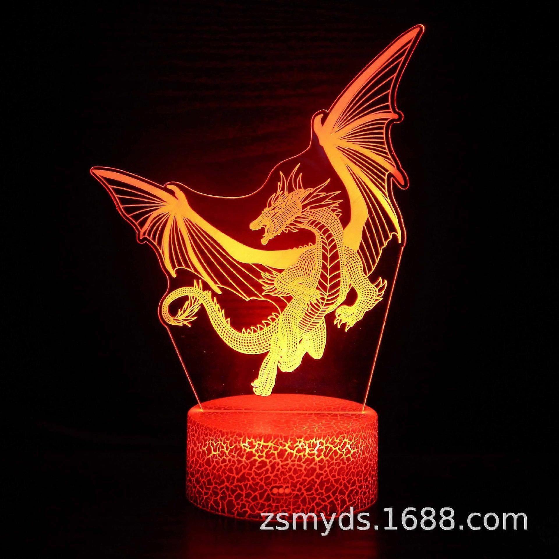 3d Dinosaur Led Night Light Different Pattern And 7 Color With Remote Control Best Gift For Kids Girls Boys