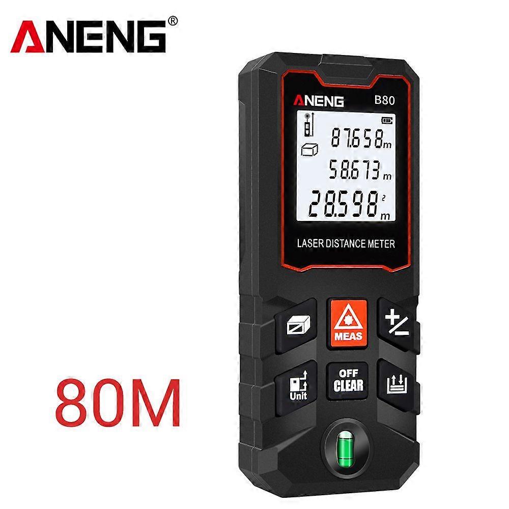 ANENG B80 80M Rangefinder Laser Meter Handheld Laser Measuring Durable Portable Digital Construction Roulette Range Finder Tools