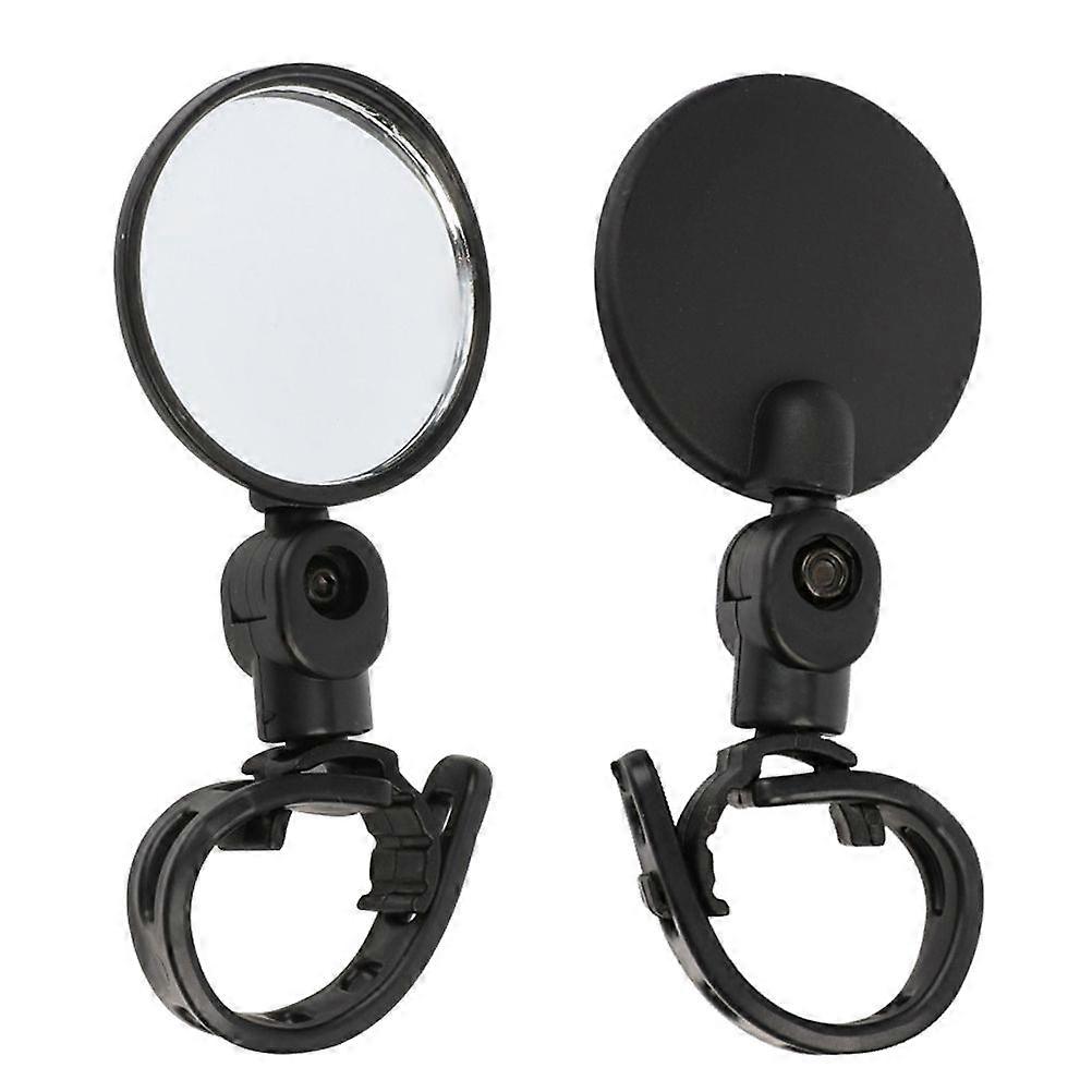 2Pcs Motorcycle Mirrors Rotatable Rearview Mirrors Adjustable Bike Rearview Mirrors