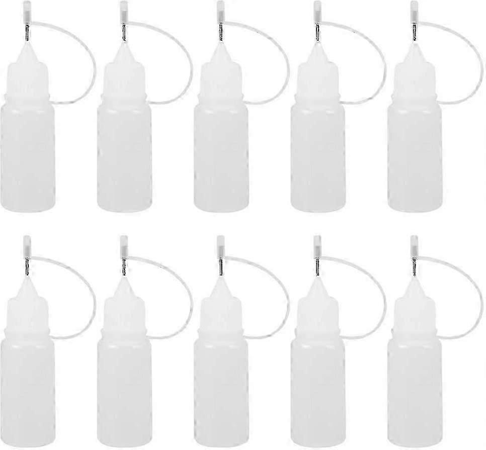 20 Pieces Empty Needle Bottles, 20ml Empty Glue Bottle Bottle Glue Bottle Applicator with Needle Tip
