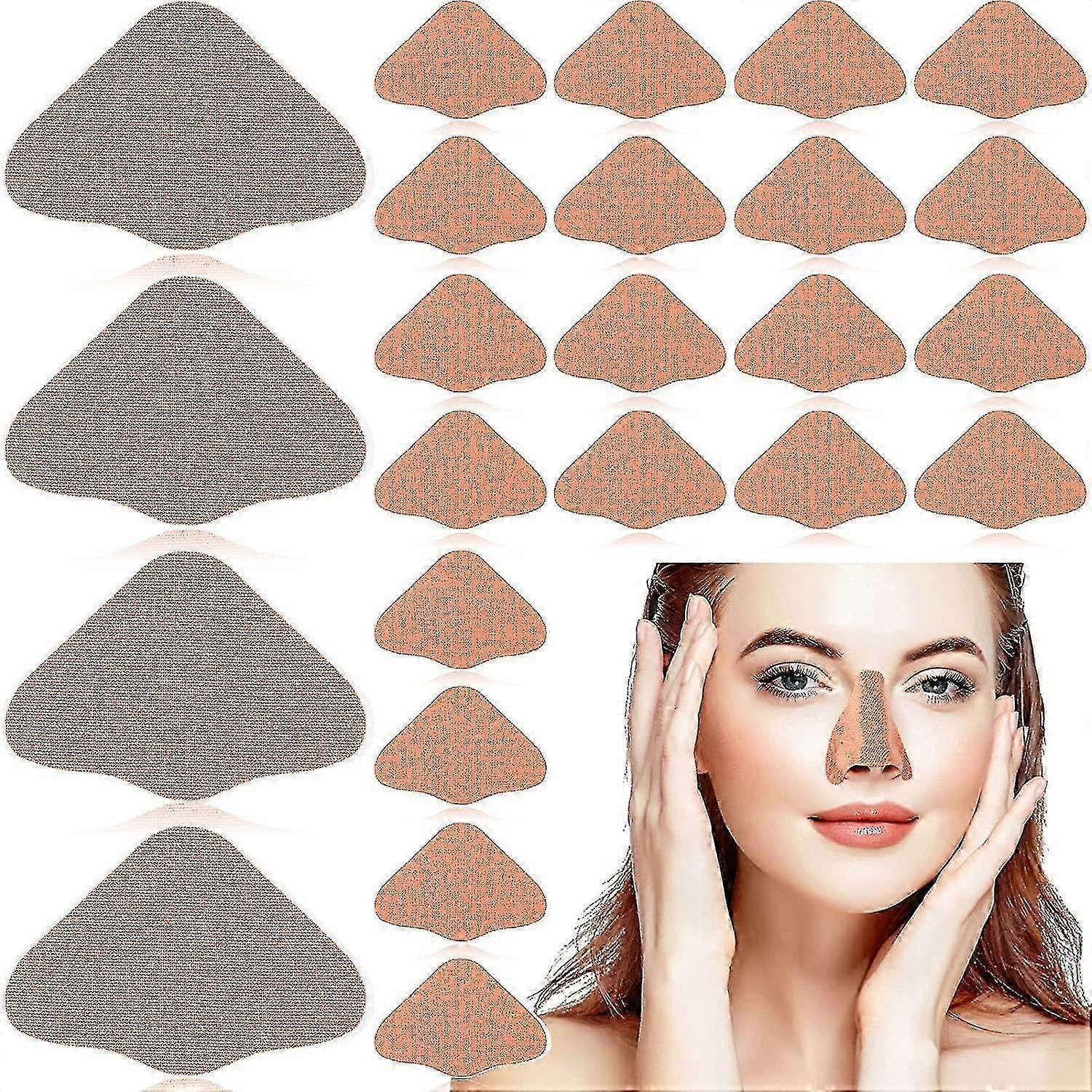 24 Set Sun Protection Nose Patch UV Golf Patches for Sunscreen