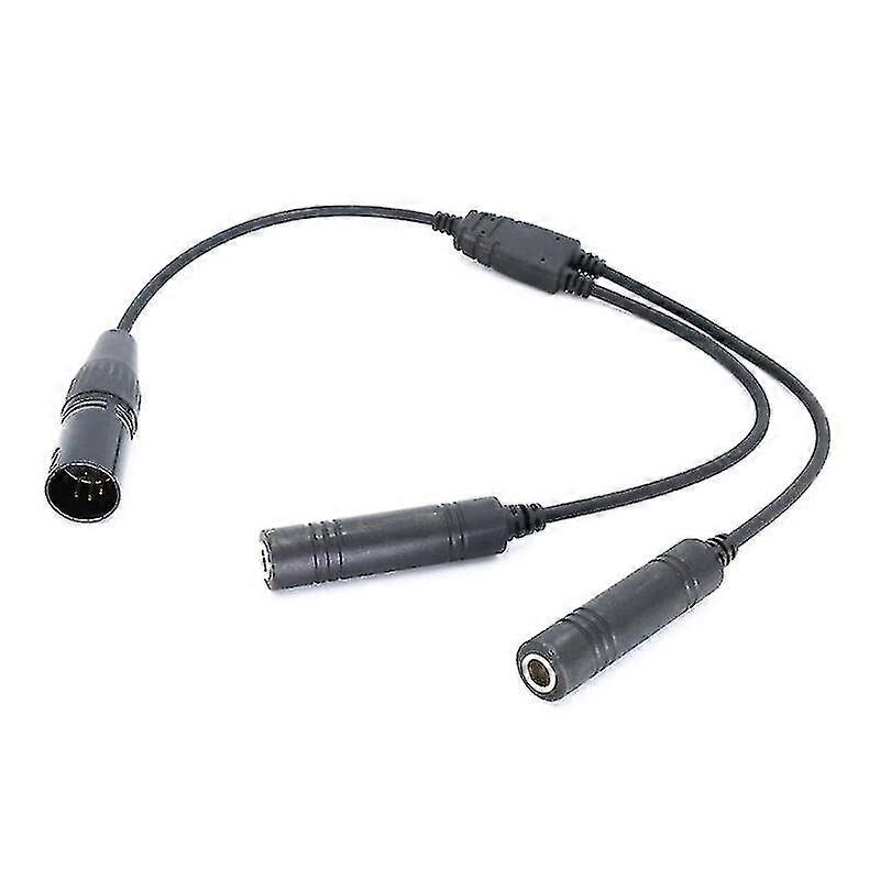Durable Aviation Headset Adapter Cable for Airbus Connectors Enhancing Communication Experience