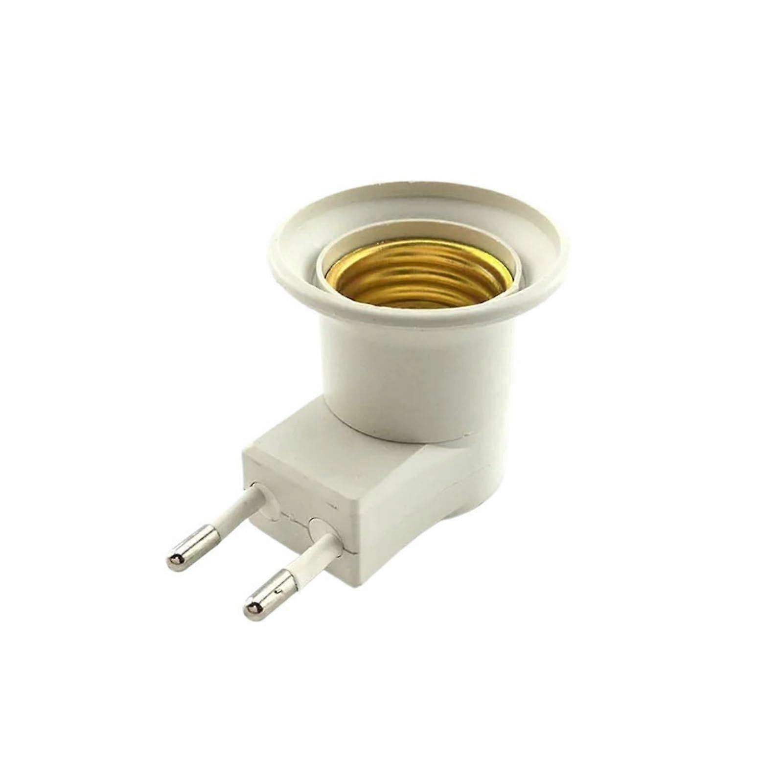 E27 LED Light Bulb Adapter Lamp Holder Converter with AC Power 110V 220V EU Plug and ON/OFF Switch
