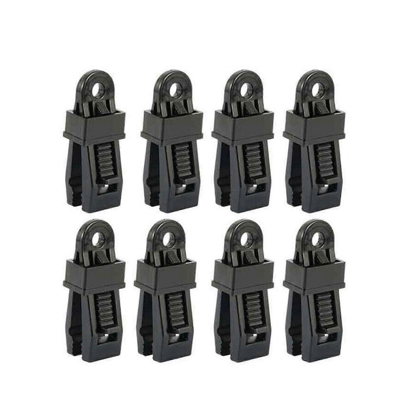 Tent Canopy Clip 5/10pcs Adjustable Plastic Buckle Wind Rope Clips for Outdoor Camping Hiking, Secure Shade Cloth Holders