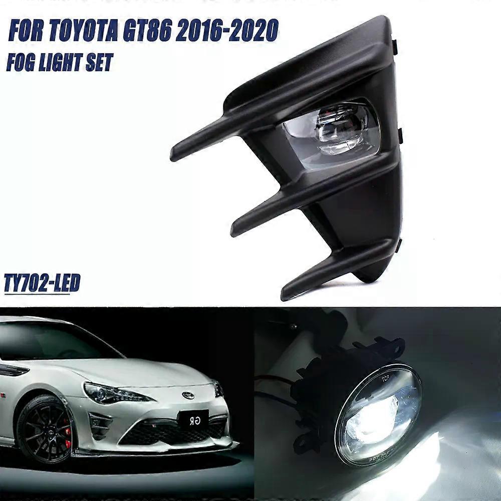 High qualityFor Toyota GT86 2016 2017 2018 2019 2020 Front Fog Lights Car Styling Spot Light Fog Lamps With Switch - 1 Pair