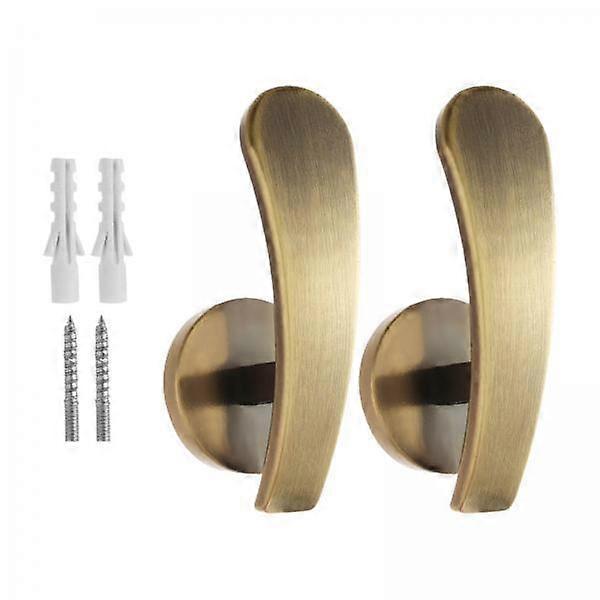 3x2Pcs κομψοί γάντζοι Tieback κουρτινών συγκρατήσεων κουρτινών για το χρυσό ντεκόρ σπιτιού