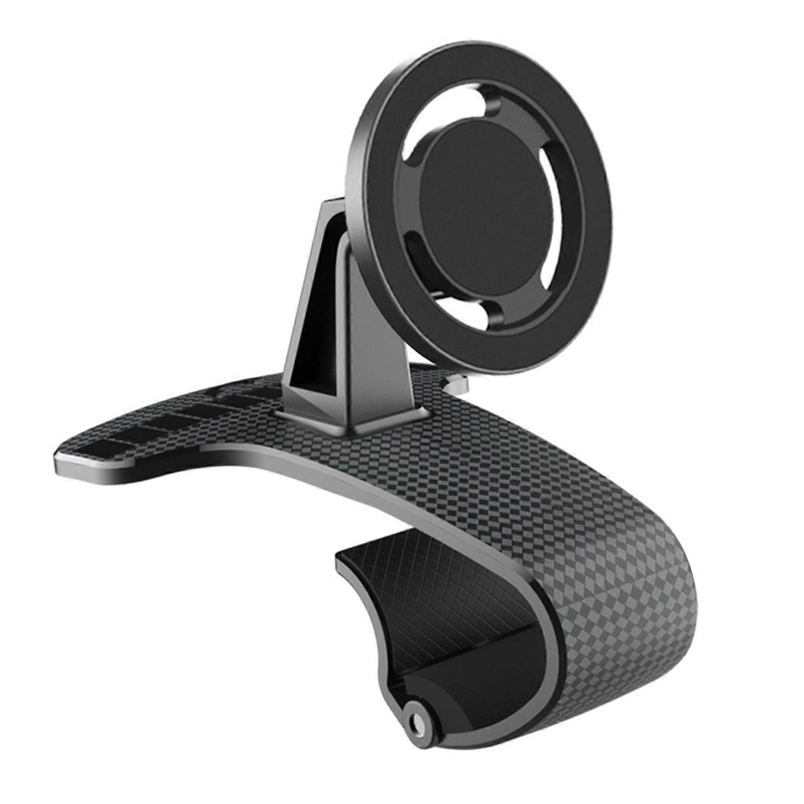 Magnetic Phone Stand Rotating Car Phone Holder for Phone 16 15 14 13 Clip On Dashboard Phone Holder with Number Plate Multicolor
