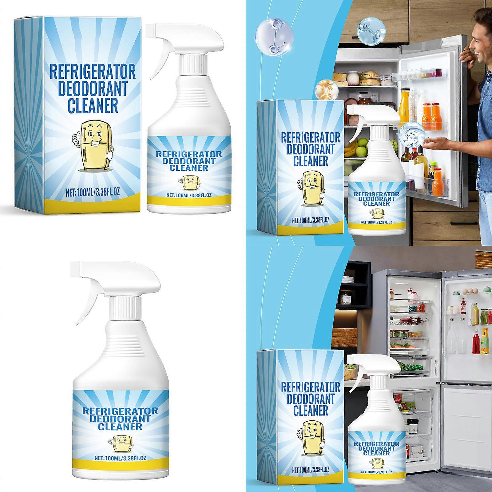 Refrigerator Cleaning Solution 100ml Refrigerator Deodorant Cleaner Maintains Freshness With out Irritation Multicolor