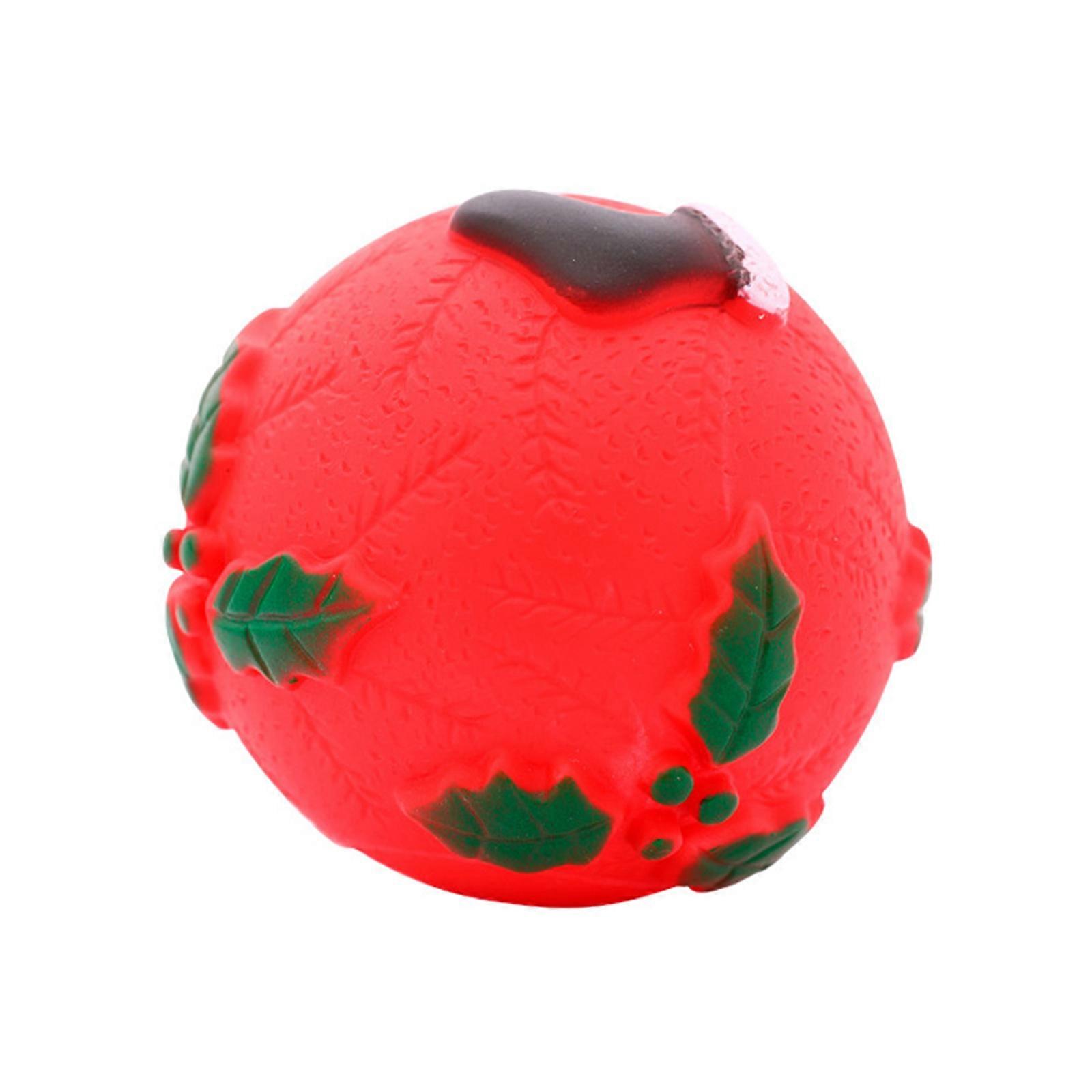 Dog Squeaky Toy for Small Medium Large Dogs 3 Inch Ball Interactive Puppies Chew Toy for Fetch-and-Retrieve Training