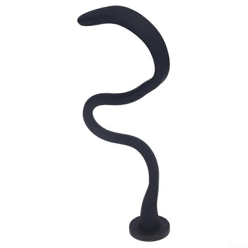 Silicone front loader washer, door stop, easy tallation with magnetic base (black) Is black