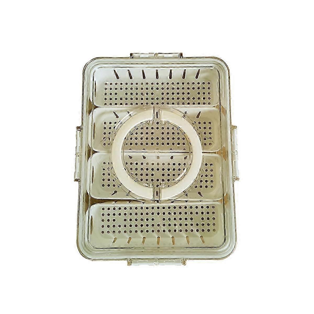 Separate Refrigerator Storage Box Plastic Freezing-Refrigerated Portable Vegetable Fruit Container