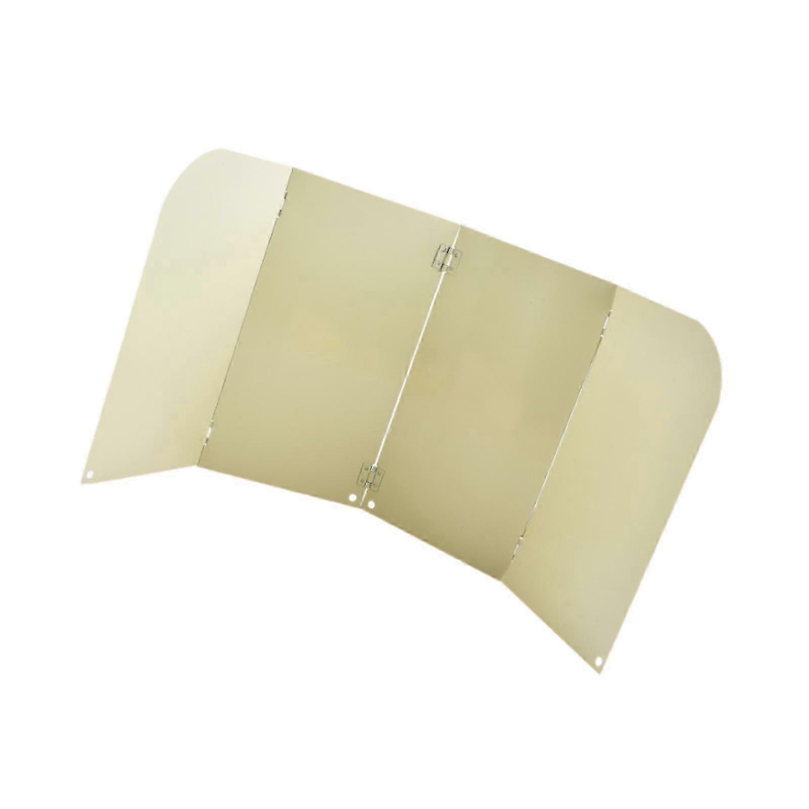 Space Saving Oil Barrier to Prevent Splatter for Gas Top Stoves and Frying Pans in Yellow