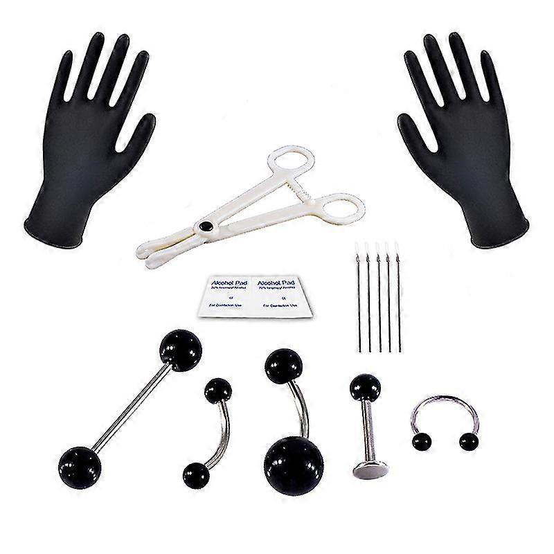 Professional Body Piercing Jewelry Tool Kit for Various Jewelry Types