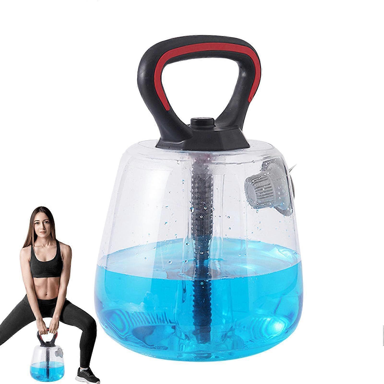 غلاية كرات اللياقة البدنية Kettlebell القابلة للتعبئة بالماء تصل إلى 18 رطلا