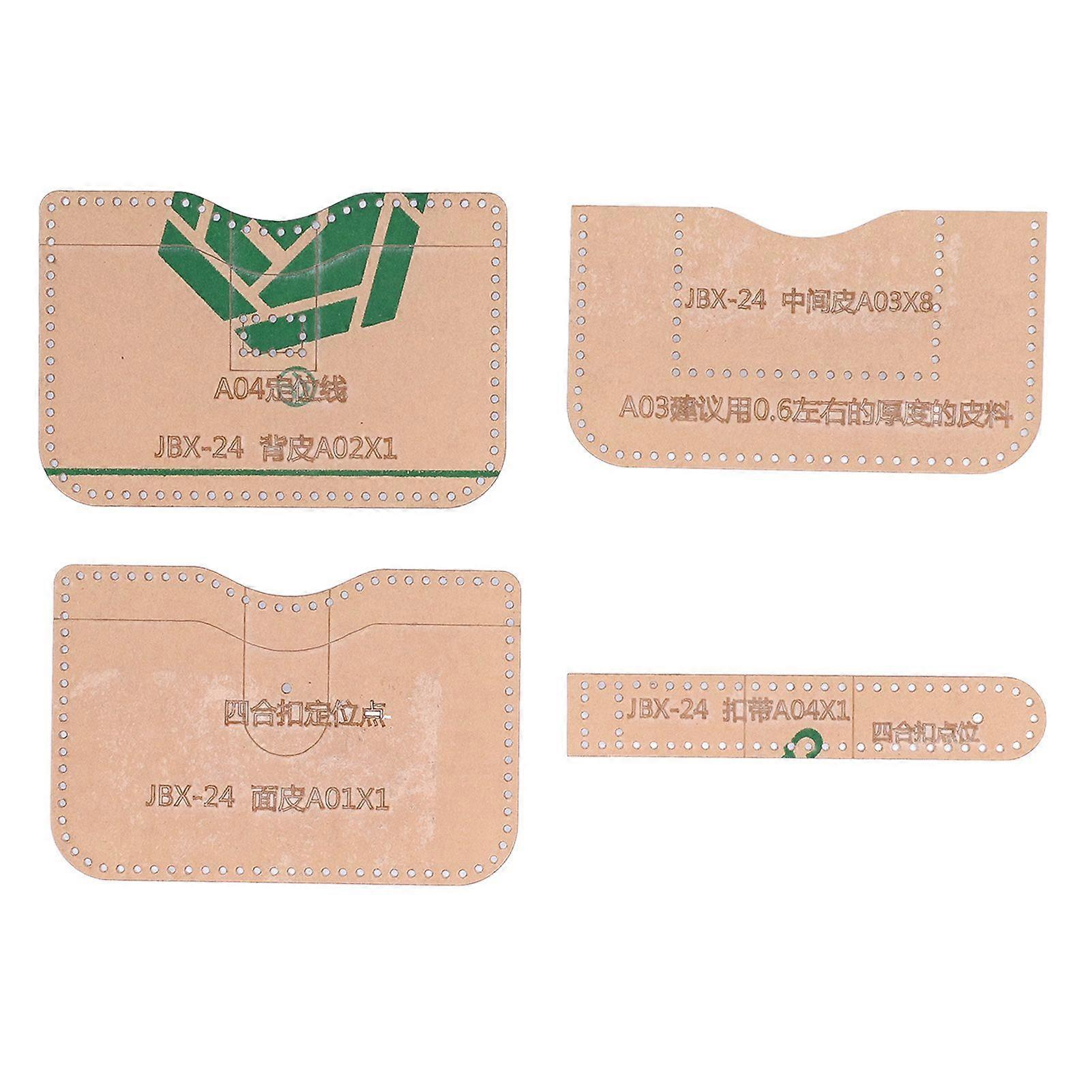 2025 Latest Model  4Pcs Acrylic Templates Durable Reusable Transparent Clear