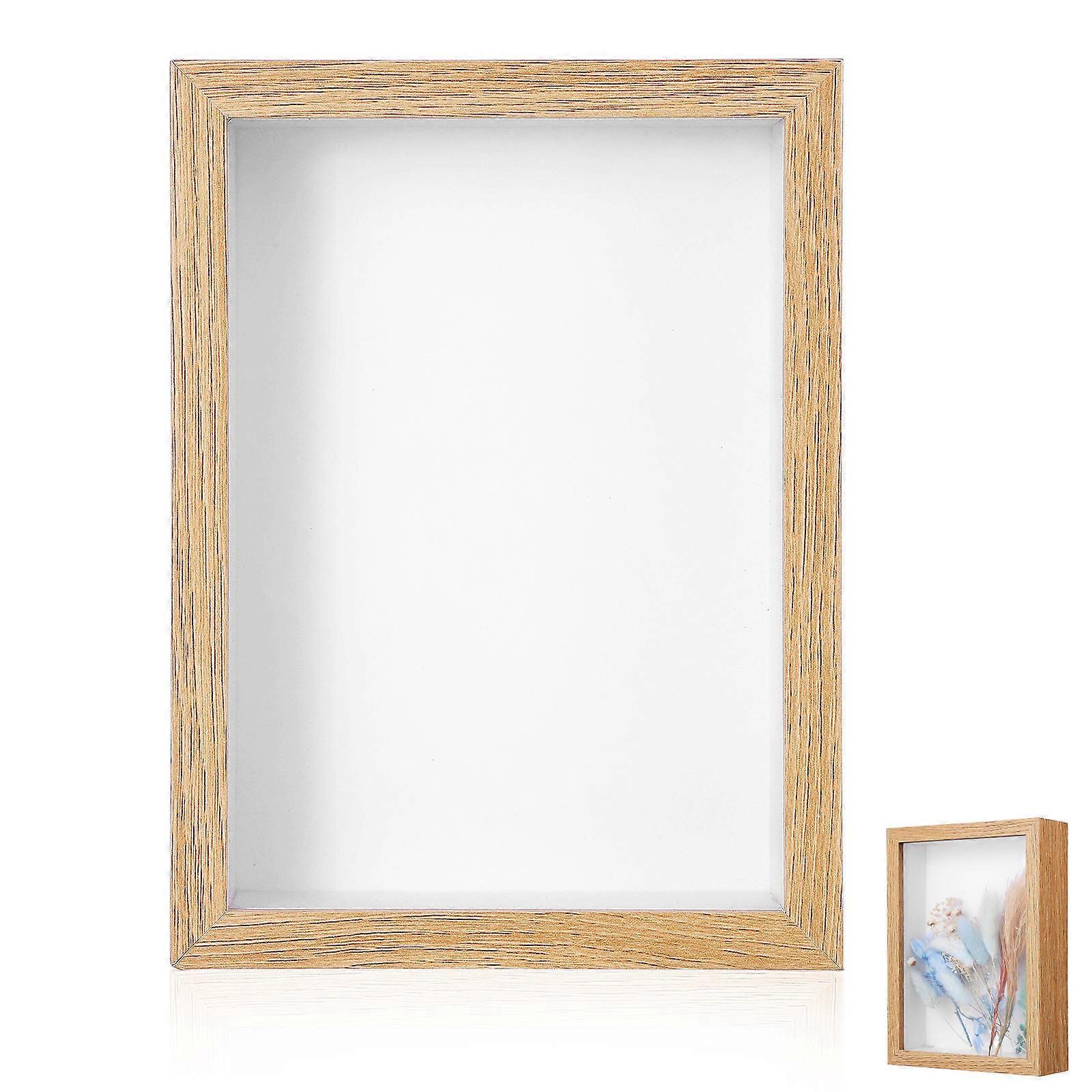 Wood Frame Display Case, Preserved Flowers, Elegant Presentation